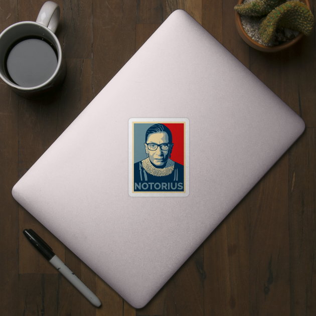 Ruth Bader Ginsburg - Notorius by Sisu Design